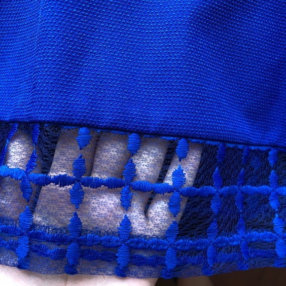 Royal blue party dress - Picture 3 of 4